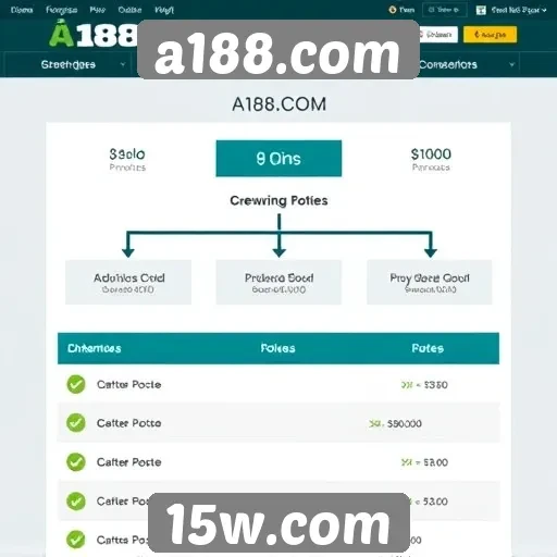 Estrutura de bônus e promoções em a188.com